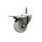 Service Caster 3'' Nylon Wheel Swivel 7/16'' Grip Ring Stem Caster Total Lock Brake SCC-GRTTL20S314-NYS-716138 - alternate 1